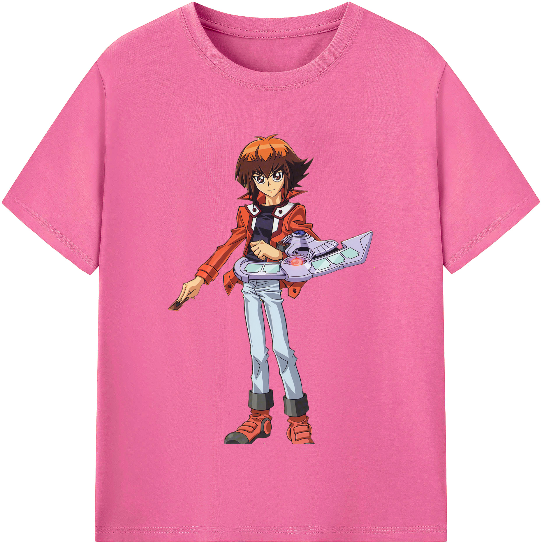 （画像用） 遊☆戯☆王 Yu-Gi-Oh! レディースカジュアルプリントTシャツ（綿100％）